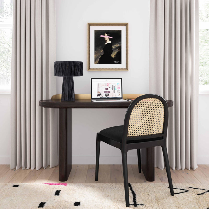 Shelby Raffia Table Lamp-zoom-