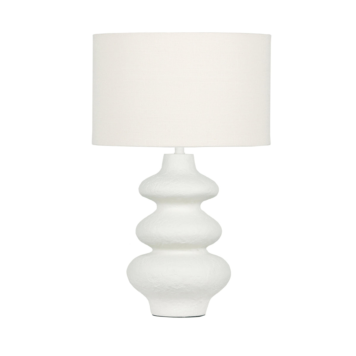 Riviera Cream Textured Table Lamp