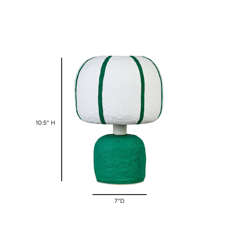 Margate Cotton Mache Table Lamp-zoom-