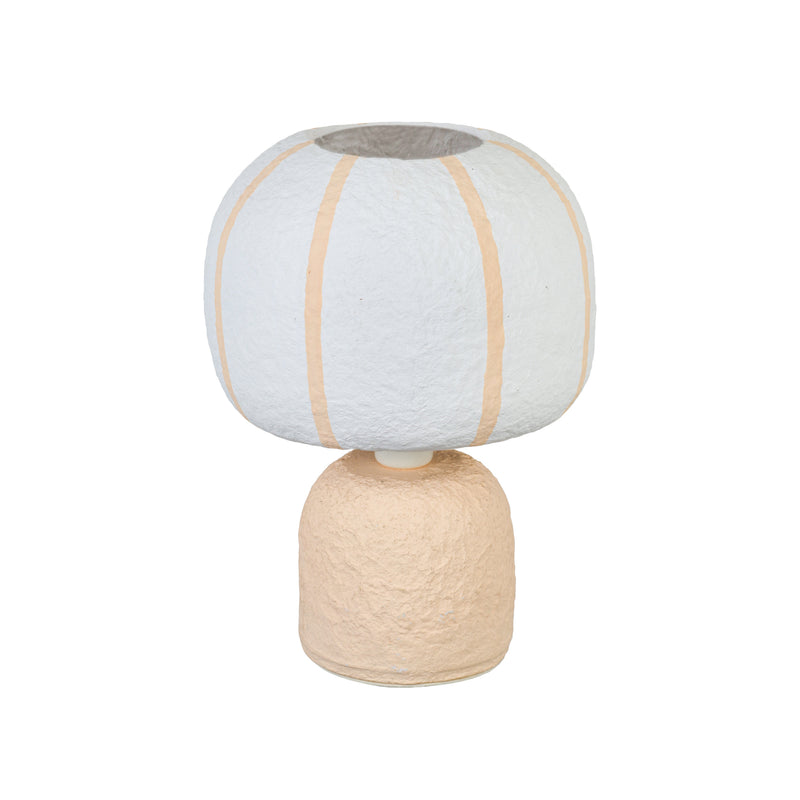 Margate Cotton Mache Table Lamp-zoom-