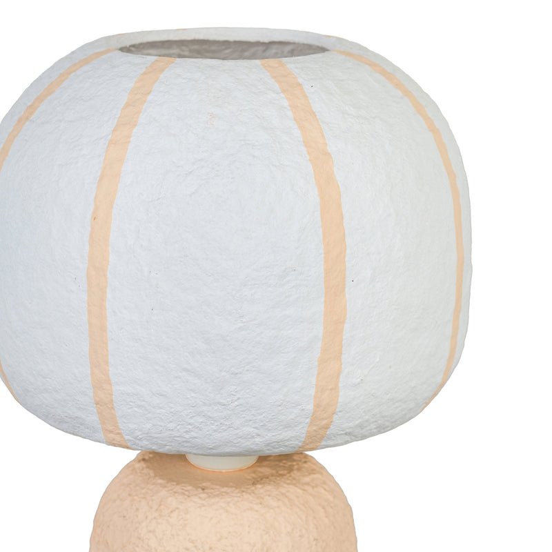 Margate Cotton Mache Table Lamp-zoom-