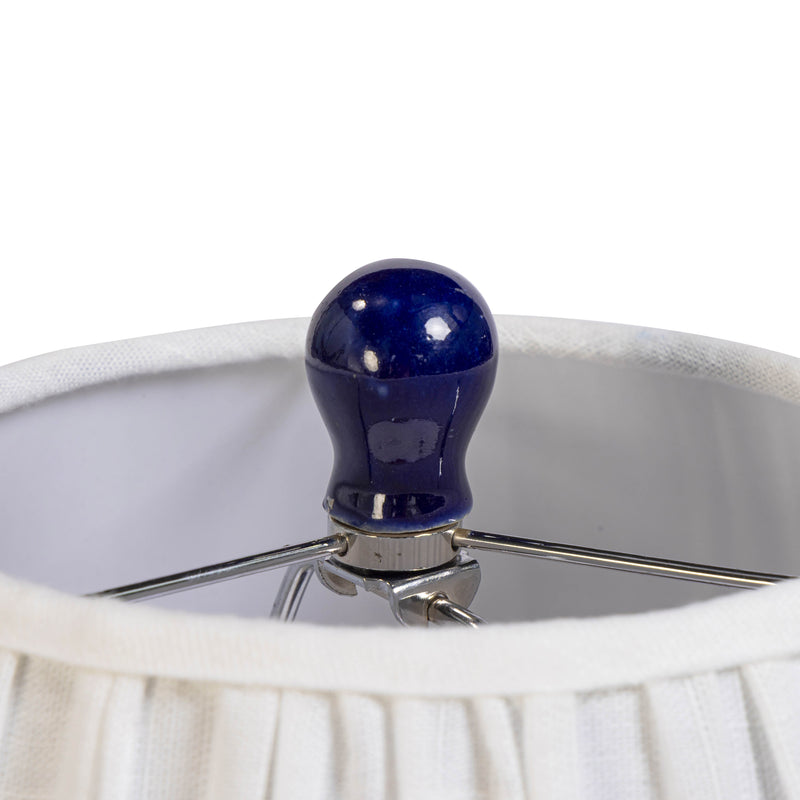 Diana Blue & White Table Lamp-zoom-