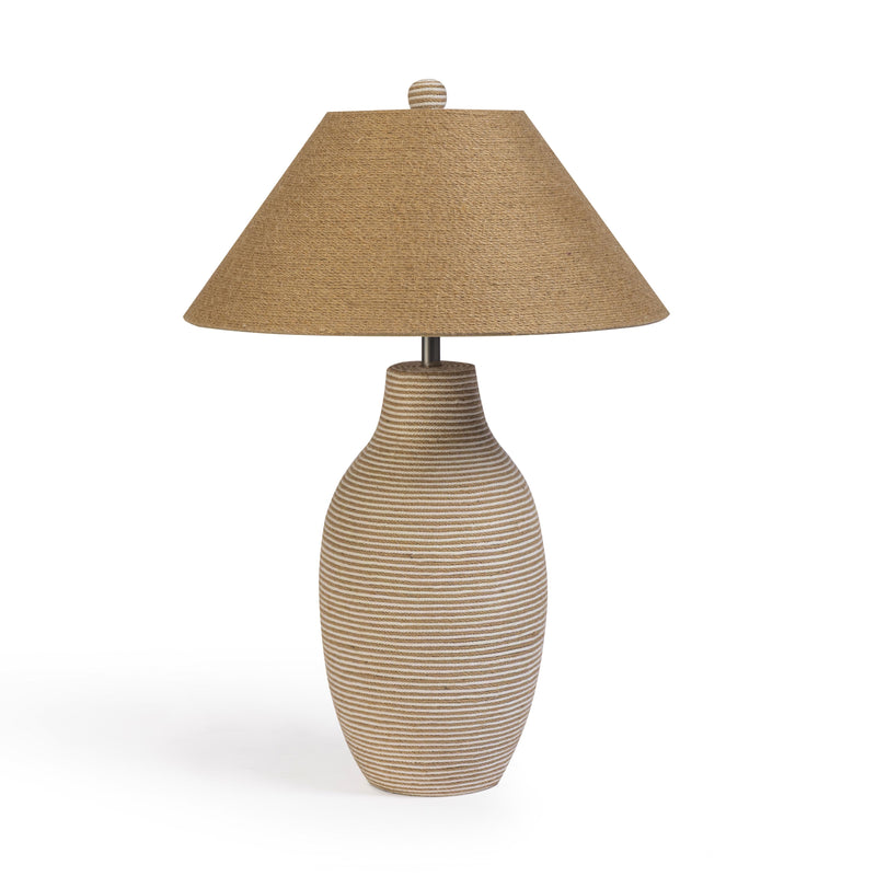 Tanga Natural Jute and Cotton Table Lamp-zoom-