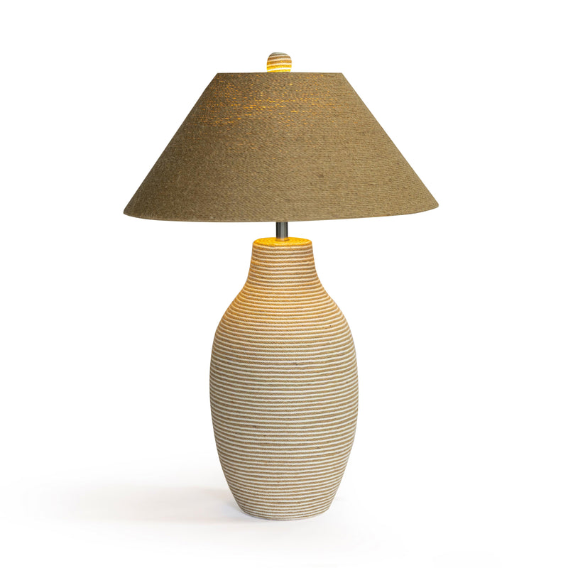 Tanga Natural Jute and Cotton Table Lamp-zoom-