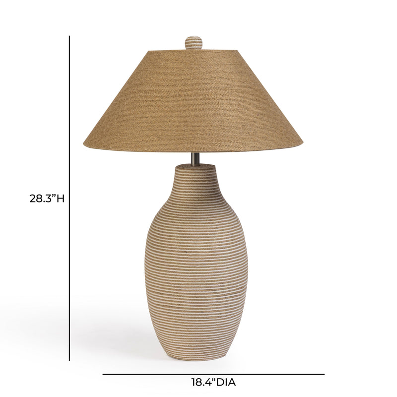 Tanga Natural Jute and Cotton Table Lamp-zoom-