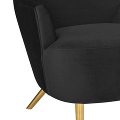 Julia Performance Velvet Wingback Accent Chair by Inspire Me! Home Decor