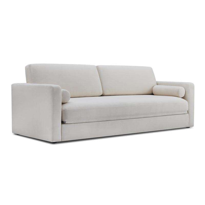 Ryan 91" Cream Upcycled Performance Linen Sleeper Sofa-zoom-