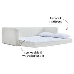 Ryan 91" Performance Boucle Sleeper Sofa