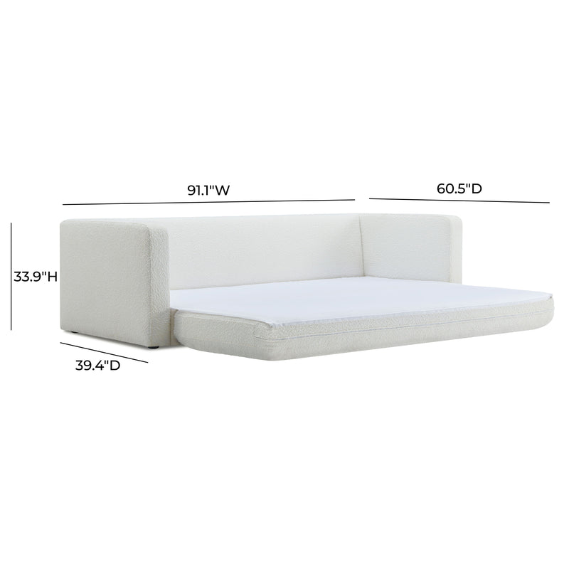 Ryan 91" Performance Boucle Sleeper Sofa-zoom-
