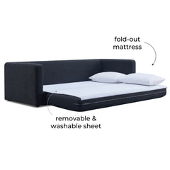 Ryan 91" Performance Boucle Sleeper Sofa