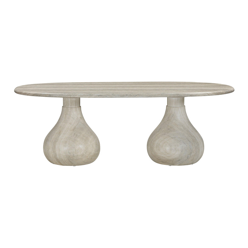 Smooch 87" Concrete Indoor/Outdoor Dining Table-zoom-
