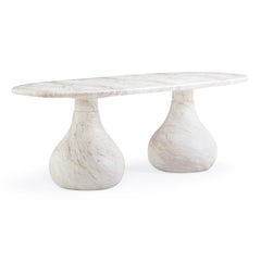 Smooch 87" Concrete Indoor/Outdoor Dining Table