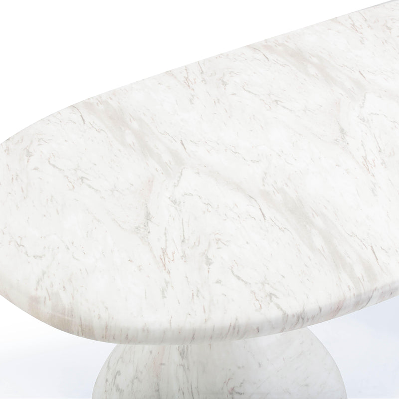 Smooch 87" Concrete Indoor/Outdoor Dining Table-zoom-