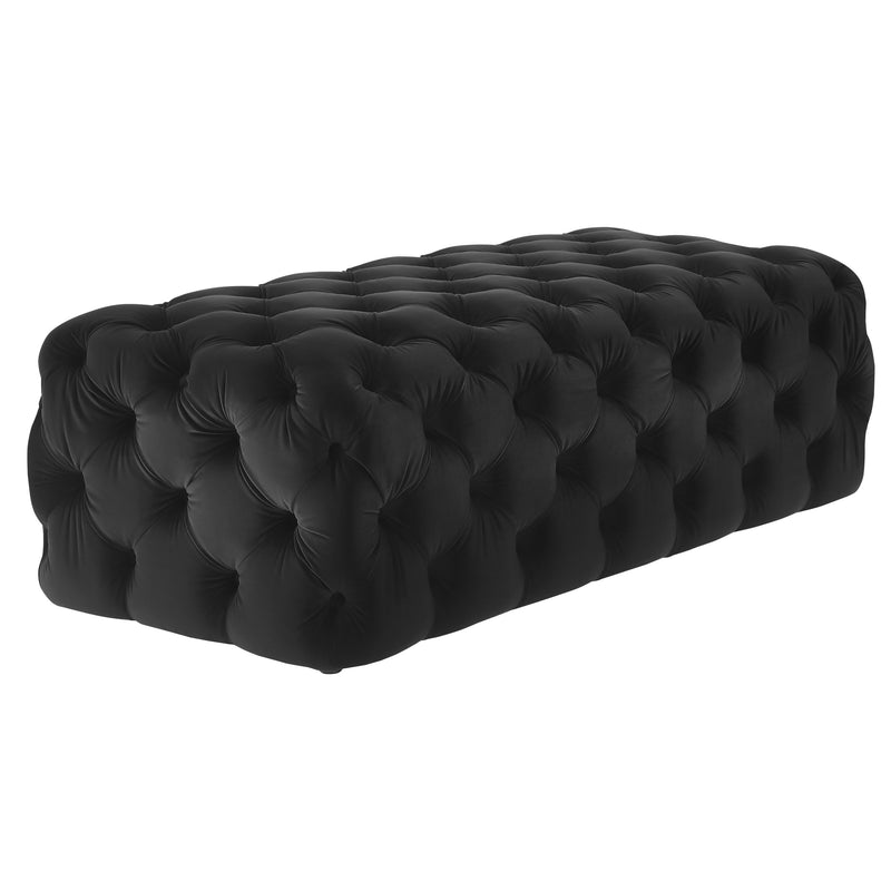 Kaylee 49" Performance Velvet Tufted Jumbo Ottoman-zoom-
