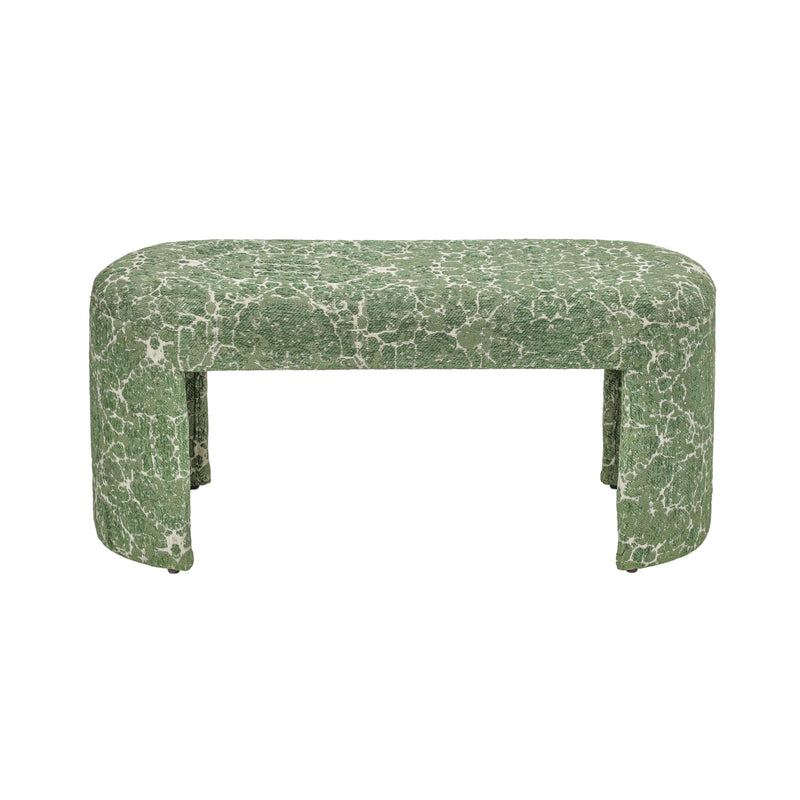 Greenspace 39" Rounded Upholstered Bench-zoom-