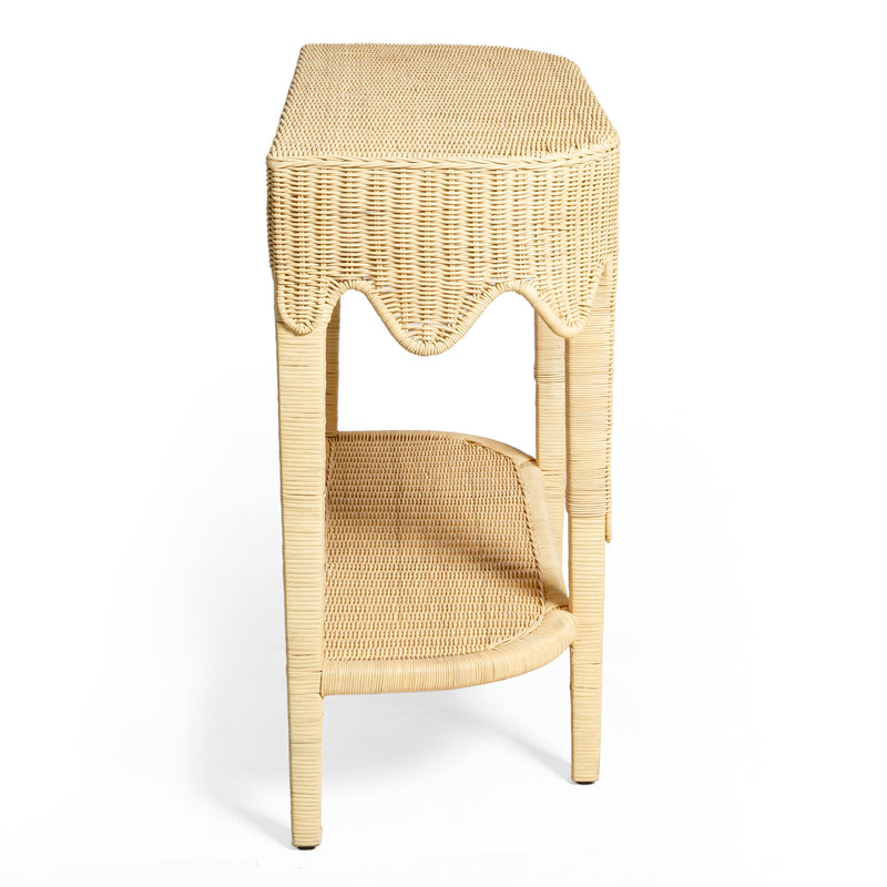 Sally 41" Natural Rattan Console Table-zoom-