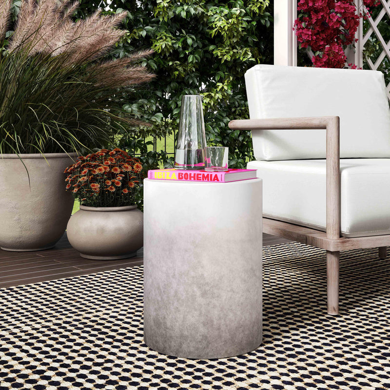 Sarana Ombre Concrete Stool-zoom-