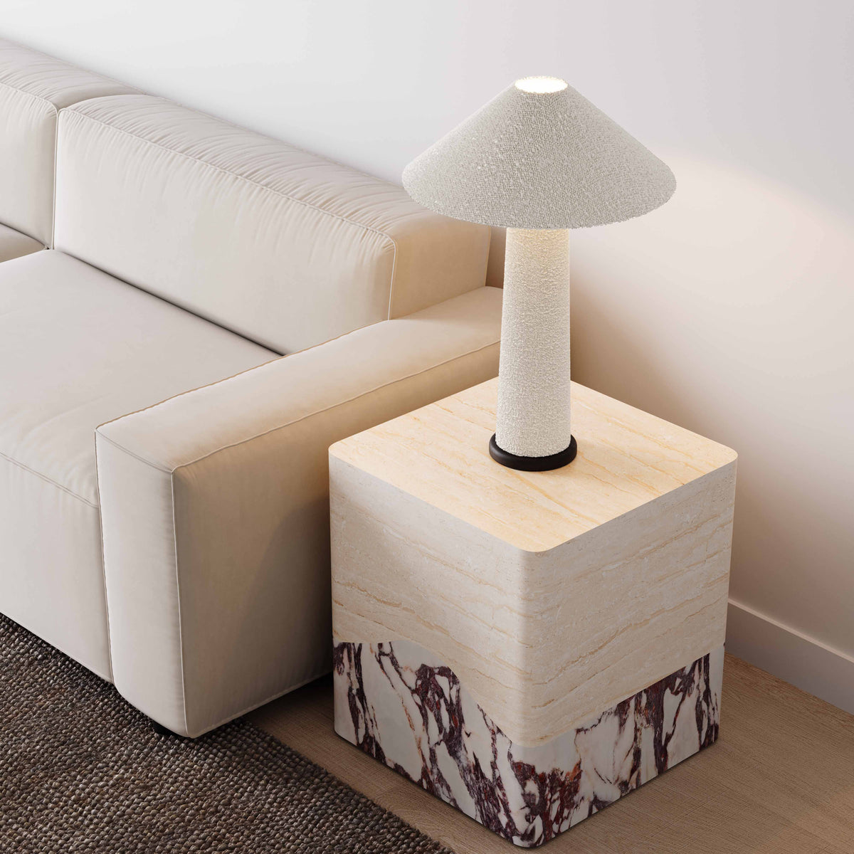 Brut Dining Table Collection – Dining Table | Lusso Furniture (view 6)