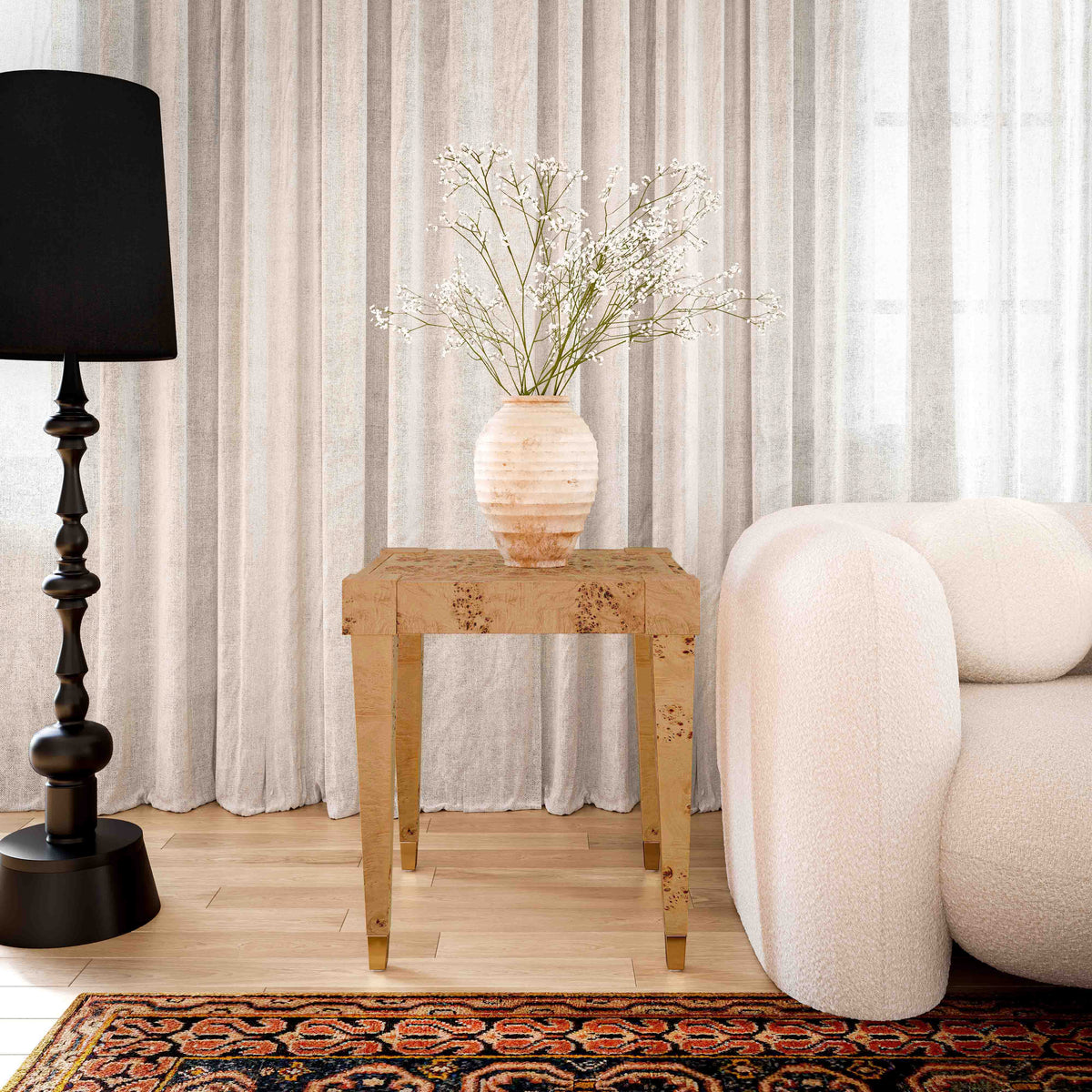 Brandyss Burl End Table