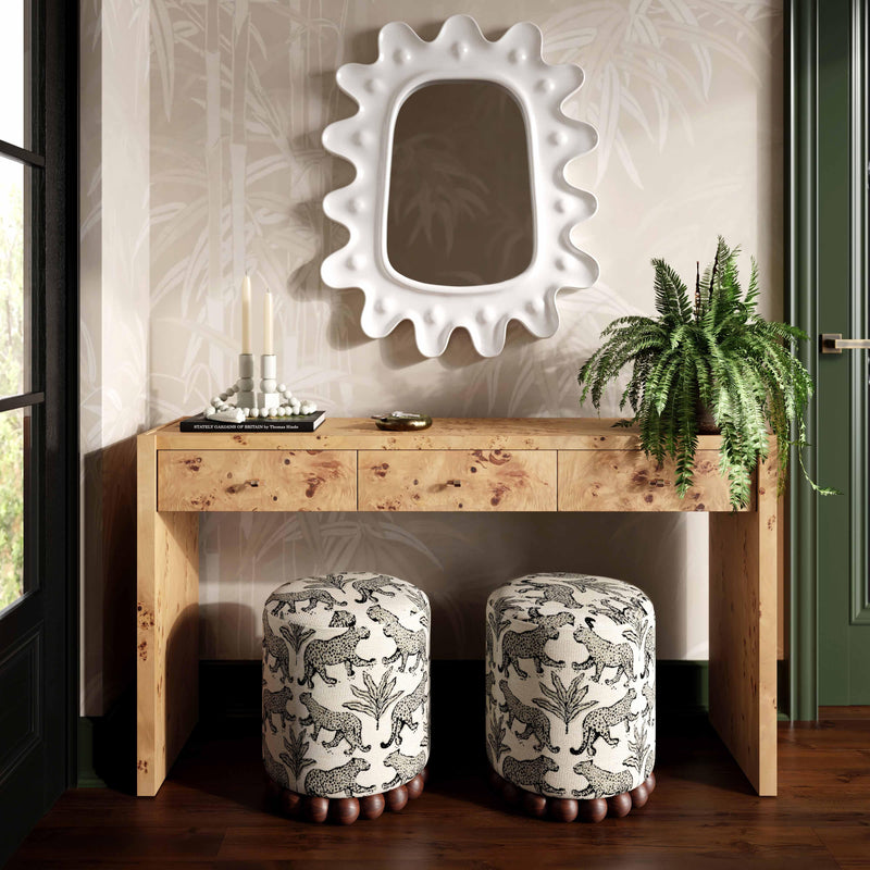 Brandyss 54" Burl Console Table-zoom-