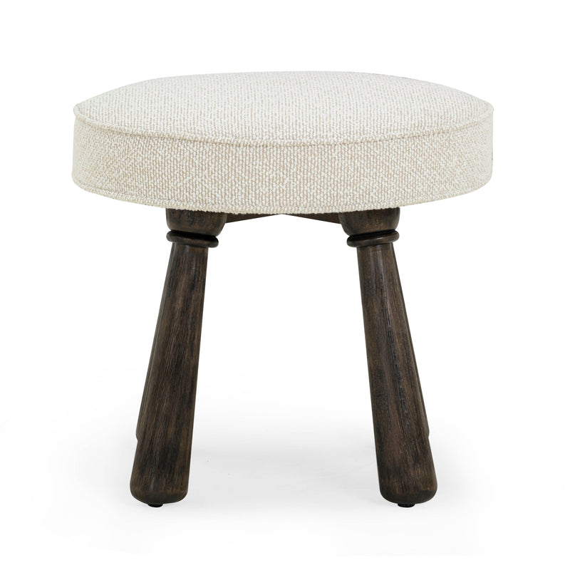Pookie Performance Boucle Accent Stool-zoom-