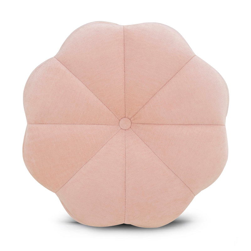 Fleur Textured Performance Velvet Storage Ottoman-zoom-
