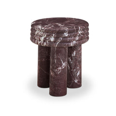 Delta Concrete Indoor/Outdoor Round Side Table