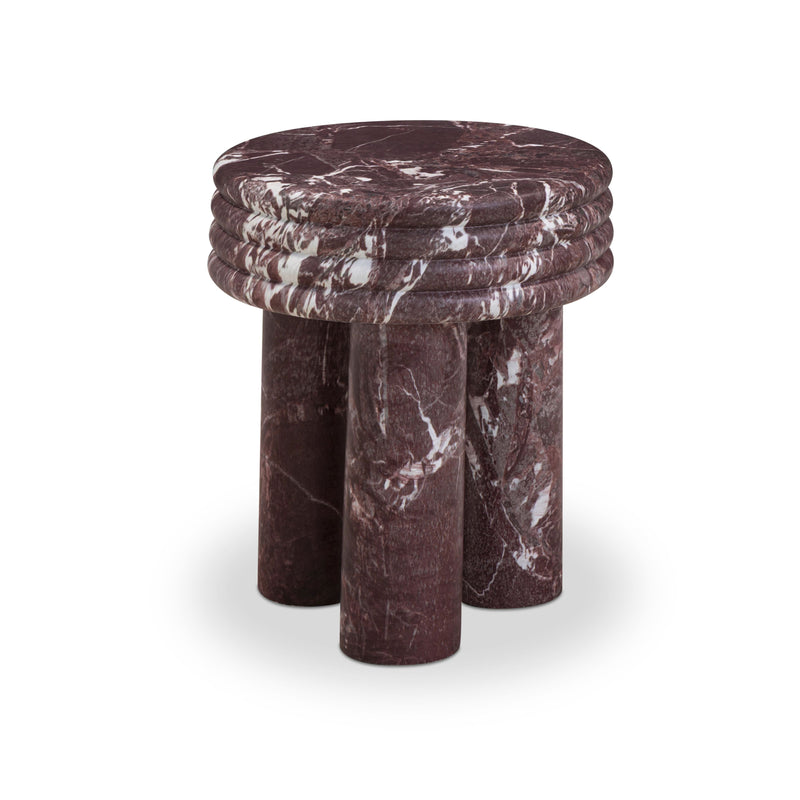 Delta Concrete Indoor/Outdoor Round Side Table-zoom-