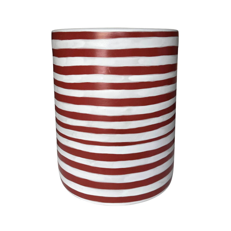 Tempest Indoor/Outdoor Ceramic Table in Stripes-zoom-