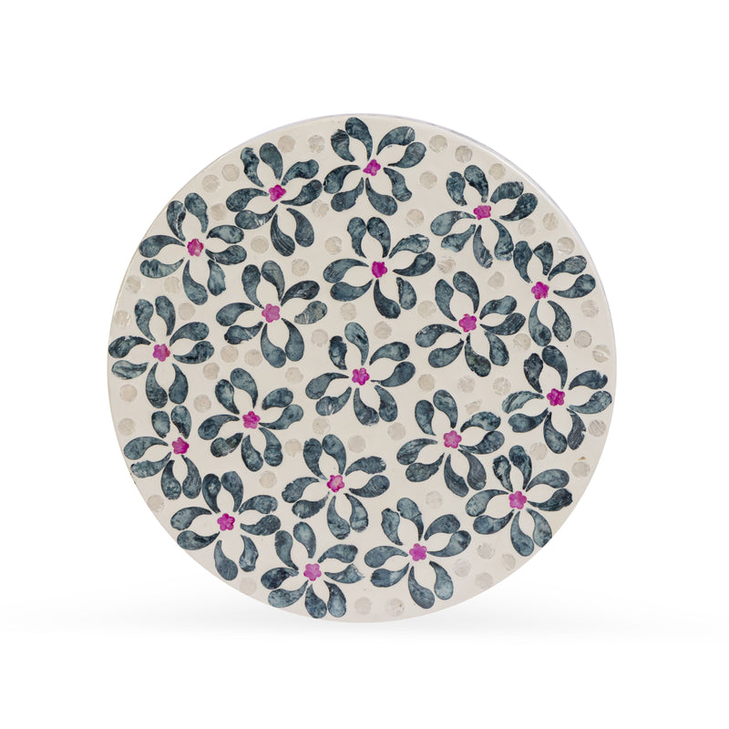 Lorna Capiz Shell Accent Stool-zoom-