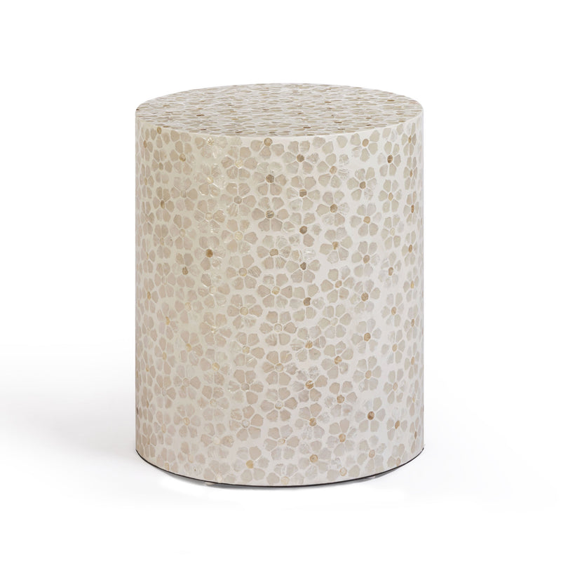 Lorna Capiz Shell Accent Stool-zoom-