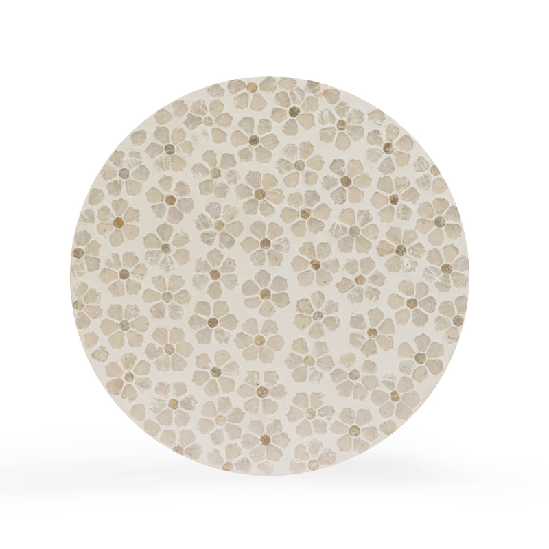 Lorna Capiz Shell Accent Stool-zoom-