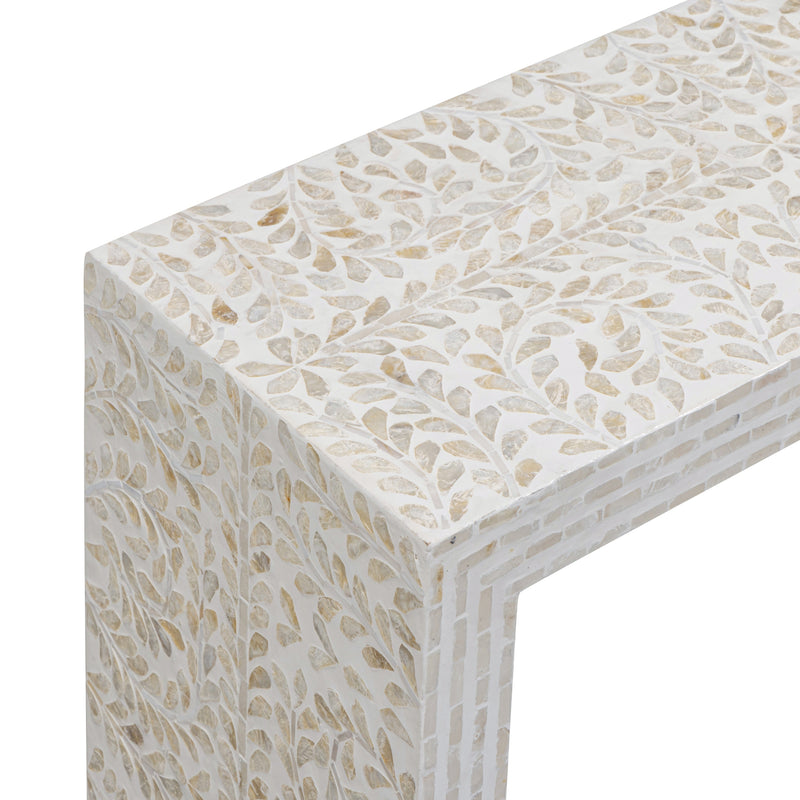 Cyprus 47" Cream Capiz Shell Console Table-zoom-
