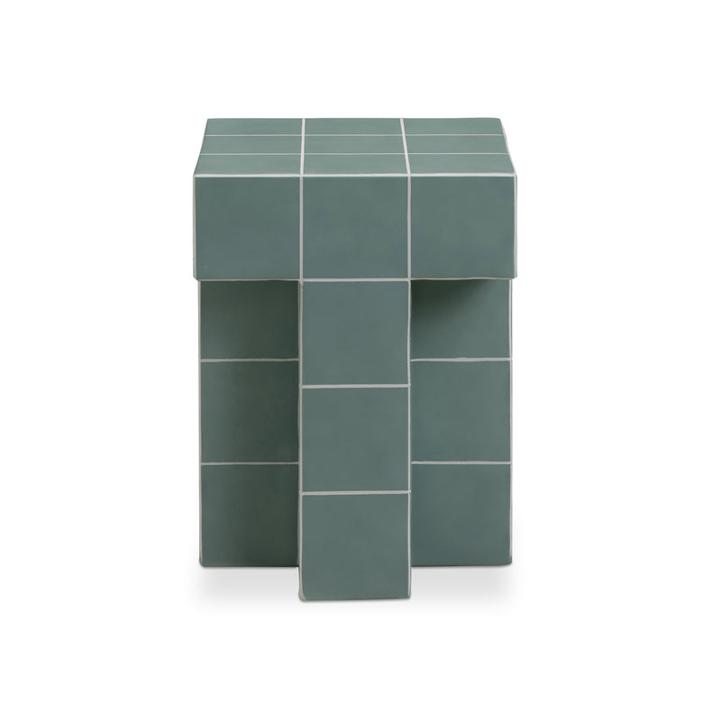 Alma Tile Concrete Indoor/Outdoor Side Table-zoom-