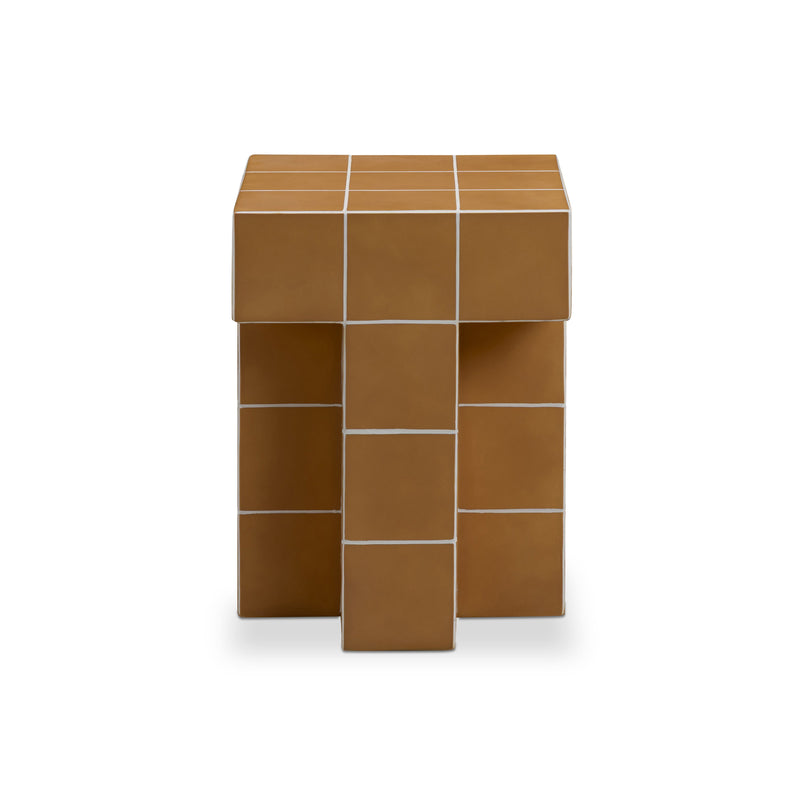 Alma Tile Concrete Indoor/Outdoor Side Table-zoom-