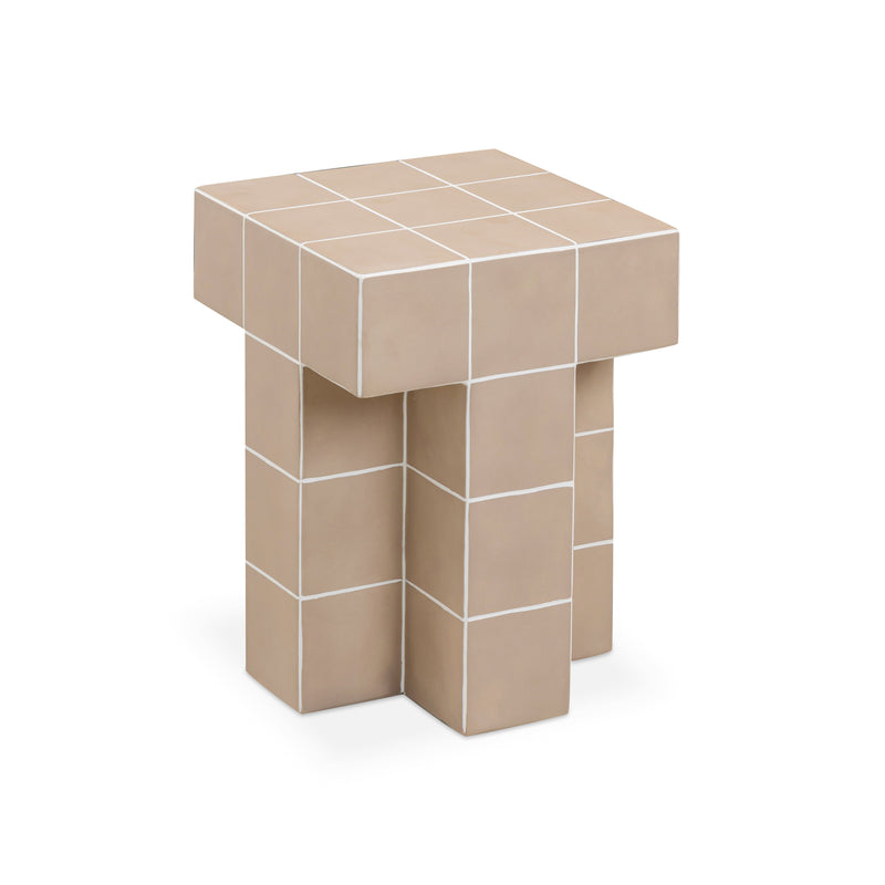 Alma Tile Concrete Indoor/Outdoor Side Table-zoom-