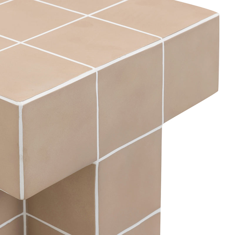 Alma Tile Concrete Indoor/Outdoor Side Table-zoom-