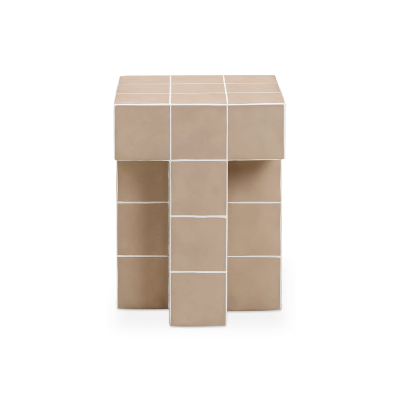 Alma Tile Concrete Indoor/Outdoor Side Table-zoom-