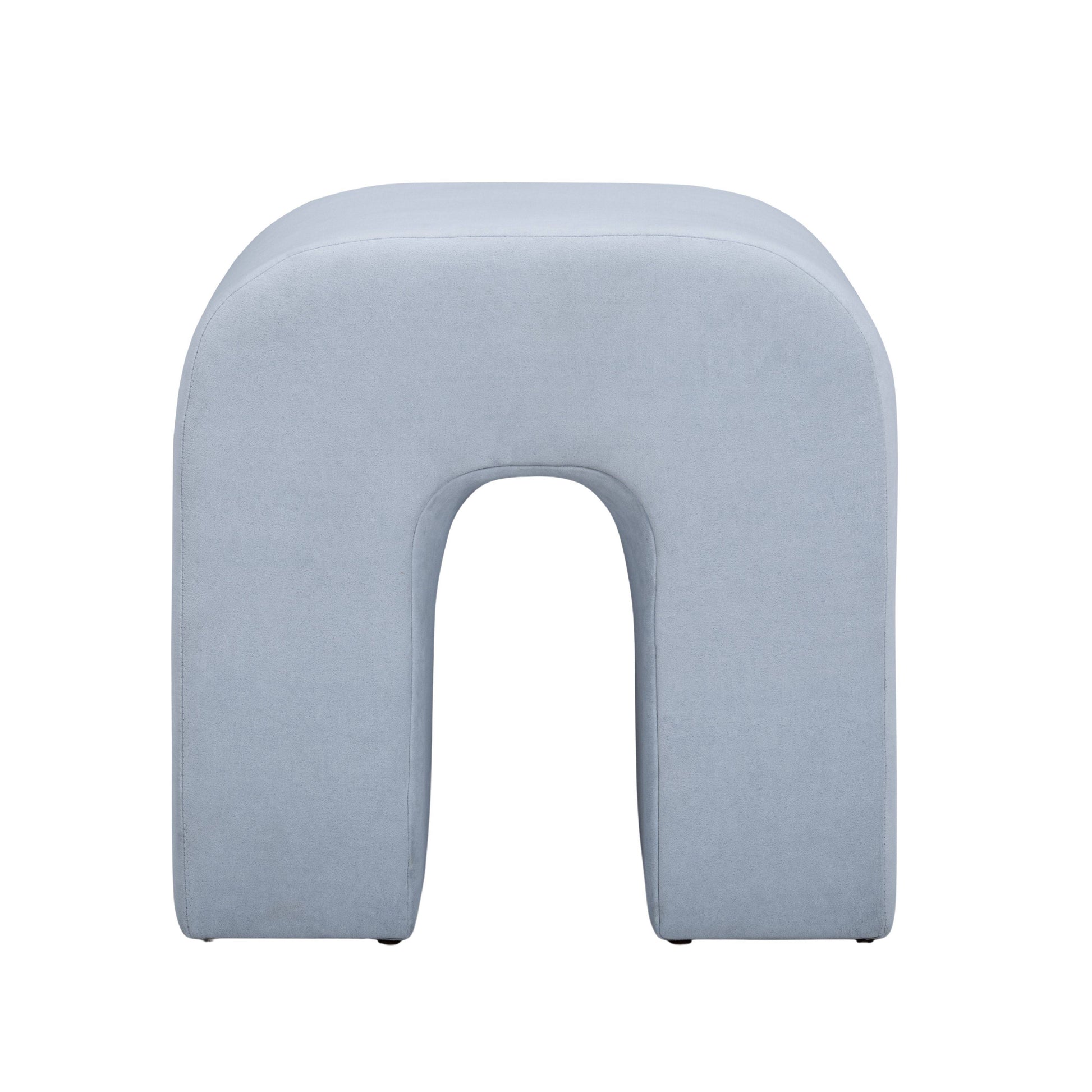 Desi Performance Velvet Ottoman