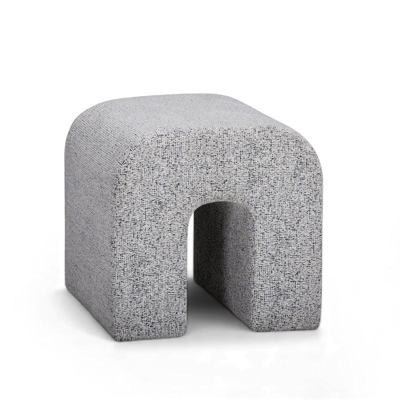 Desi Woven Performance Fabric Ottoman-zoom-