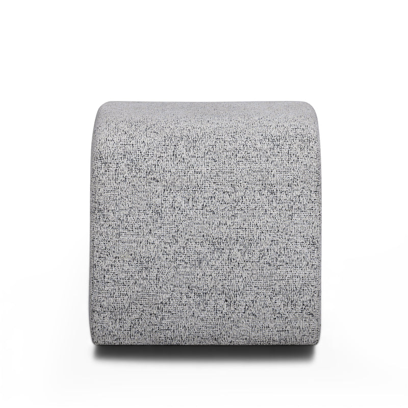 Desi Woven Performance Fabric Ottoman-zoom-