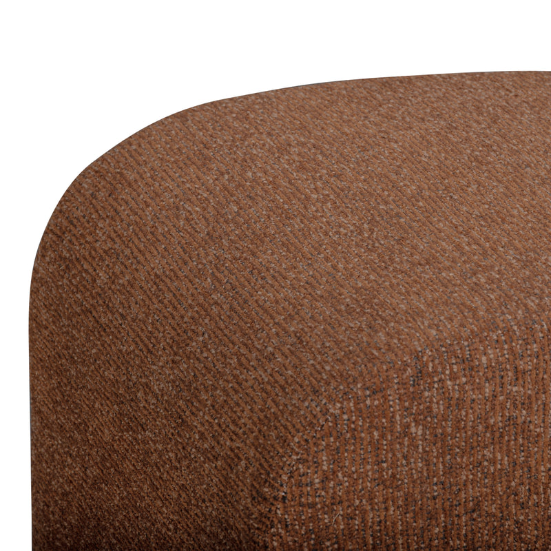 Desi Woven Performance Fabric Ottoman-zoom-
