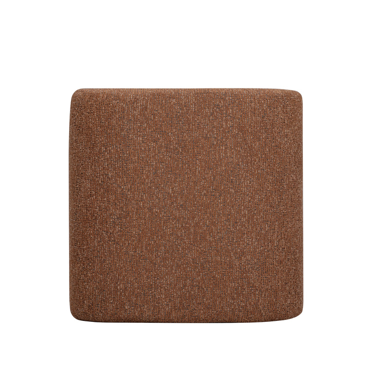 Desi Woven Performance Fabric Ottoman-zoom-