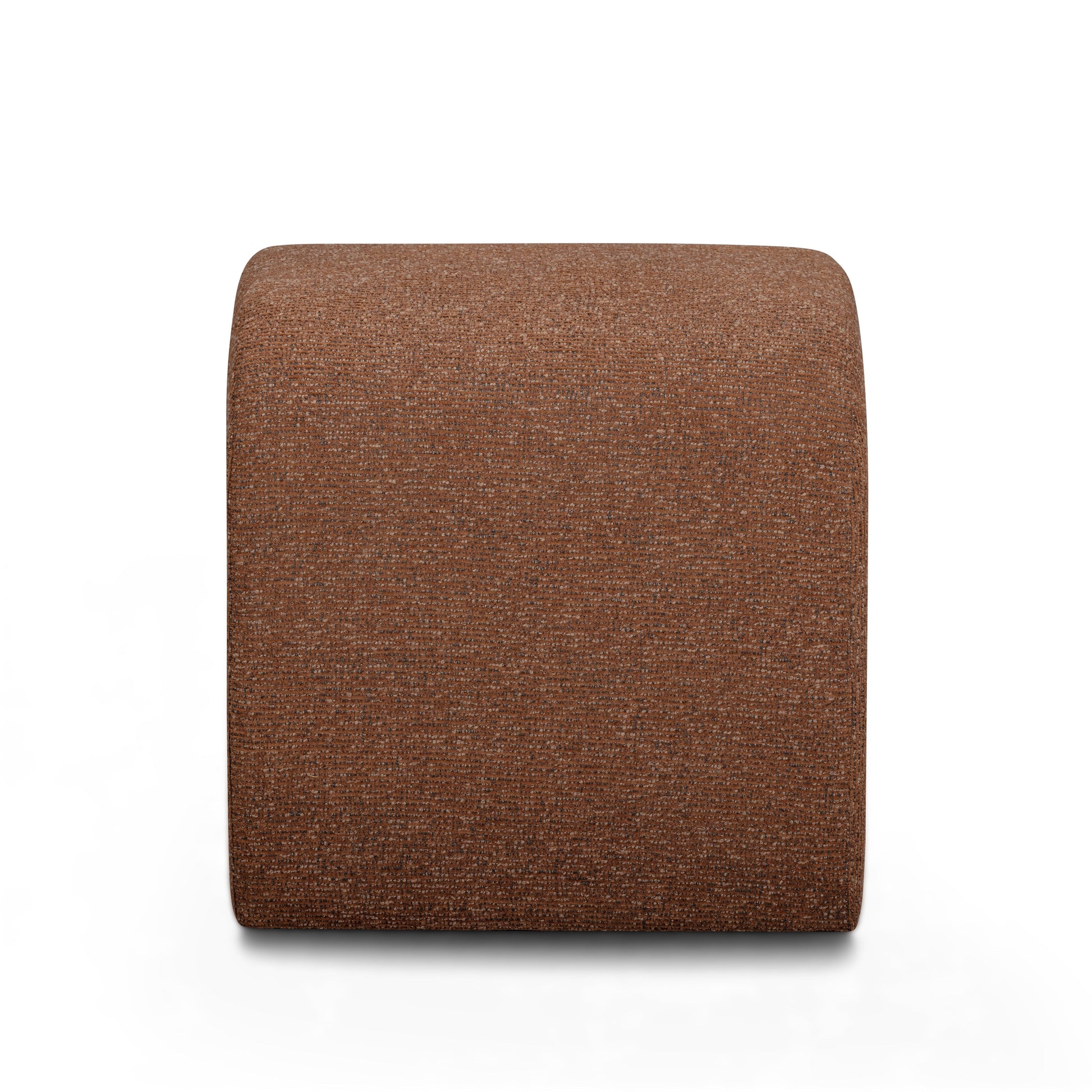 Desi Woven Performance Fabric Ottoman