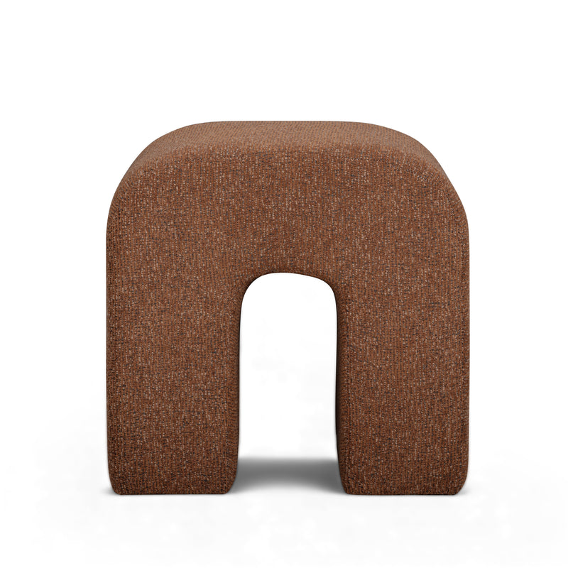 Desi Woven Performance Fabric Ottoman-zoom-
