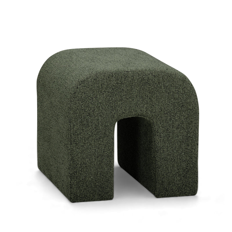 Desi Woven Performance Fabric Ottoman-zoom-