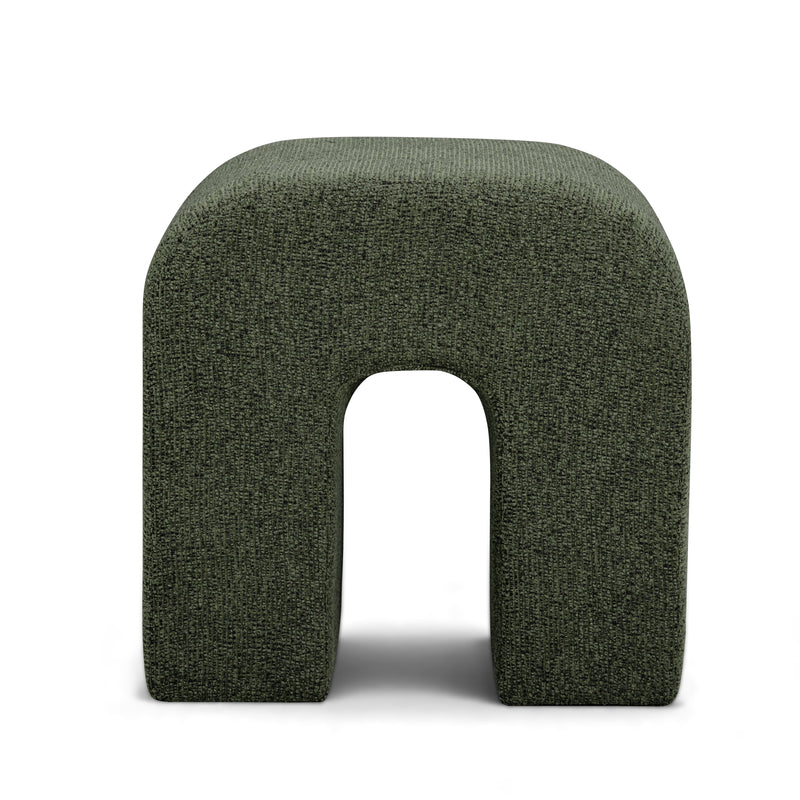 Desi Woven Performance Fabric Ottoman-zoom-