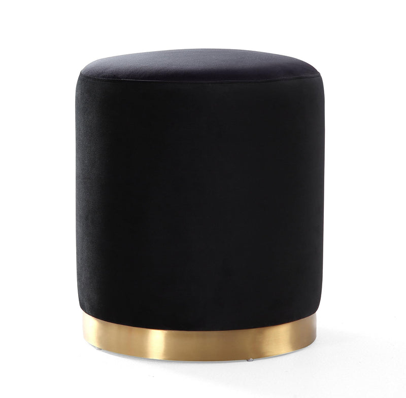 Opal Performance Velvet Ottoman-zoom-