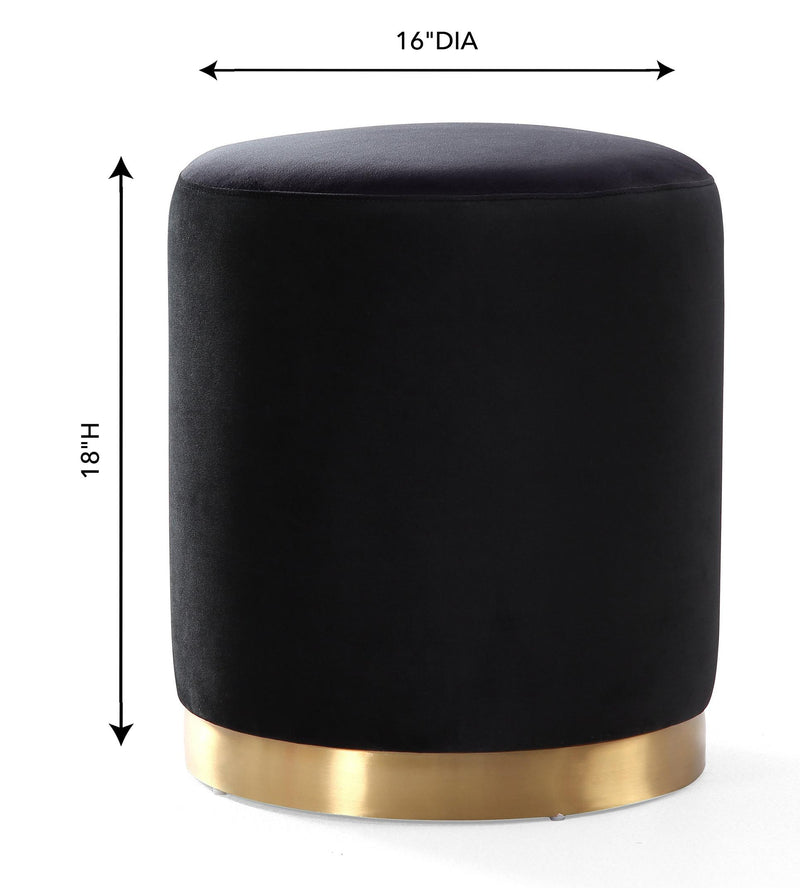 Opal Performance Velvet Ottoman-zoom-