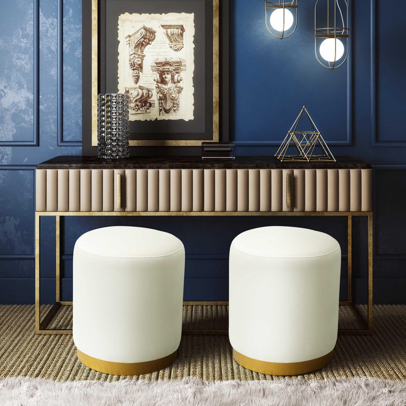 Opal Performance Velvet Ottoman-zoom-